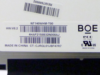 京东方液晶模组NT140WHM-T00 V8.2