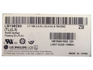 LG飞利浦液晶模组LM190E08-TLL3