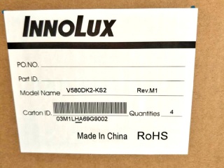 群创液晶模组V580DK2-KS2