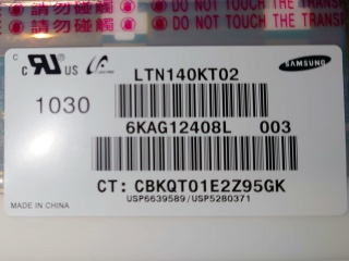 三星液晶模组LTN140KT02-003