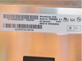 友达液晶模组T370HW04 V4