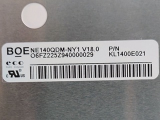 京东方液晶模组NE140QDM-NY1