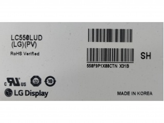 LG DisplayOLED屏LC550LUD-LGPV
