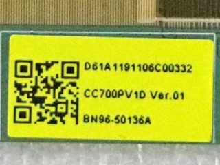 中电熊猫液晶玻璃CC700PV1D