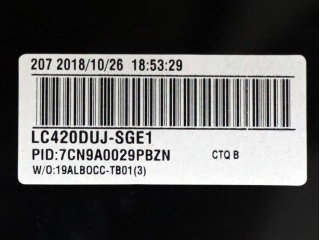 LG Display液晶玻璃LC420DUJ-SGE1