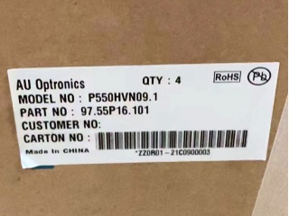 友达液晶模组P550HVN09.1