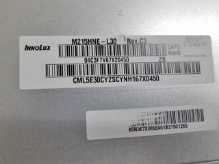 群创液晶模组M215HNE-L30 Rev.C3