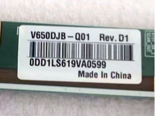 群创液晶玻璃V650DJB-Q01