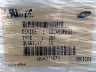 三星液晶玻璃LSC490FN02