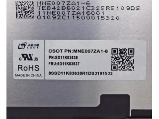 华星光电液晶模组MNE007ZA1-6