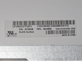 LG Display液晶模组LP140WD2-TPB1