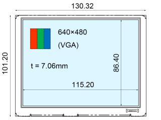 Ortustech液晶模组COM57T5132KSC