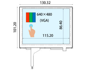 Ortustech液晶模组COM57T5M61ZRC