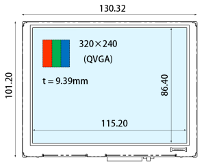 Ortustech液晶模组COM57T5M52GSC