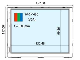 Ortustech液晶模组COM65T6111KSC