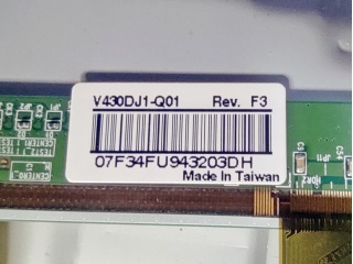 群创液晶玻璃V430DJ1-Q01 Rev.F3