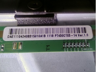 惠科 43" IPS 液晶玻璃 FOB 1920×1080 LVDS 70Hz