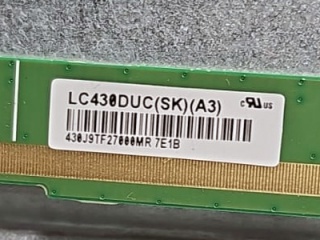 LG Display 43" IPS 液晶玻璃 FOB 1920×1080 EPI