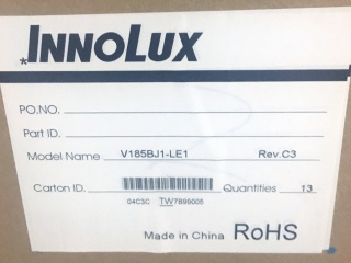 群创液晶模组V185BJ1-LE1