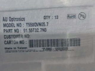 友达液晶玻璃T550QVN05.7 CELL