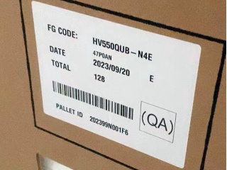 京东方液晶玻璃HV550QUB-N4E