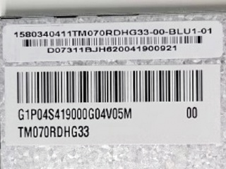 天马液晶模组TM070RDHG33