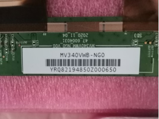 京东方液晶玻璃MV340VWB-NG0