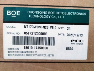 京东方液晶模组NT173WDM-N26