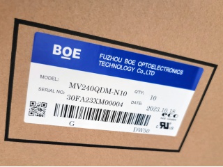 京东方 24" IPS 液晶模组 2560×1600 300nits WLED eDP 30pins