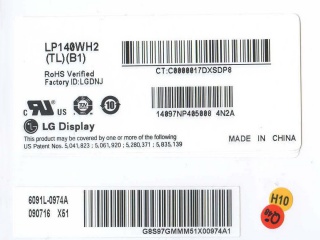 LG Display液晶模组LP140WH2-TLB1