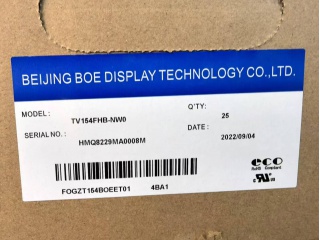 京东方液晶玻璃TV154FHB-NW0