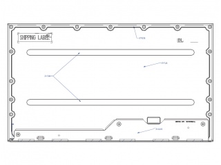 友达 24.5" IPS 液晶模组 1920×1080 400nits WLED eDP 51pins 360Hz