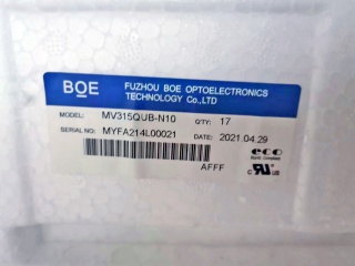 京东方 32" IPS 液晶玻璃 FOB 3840×2160 eDP