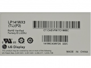LG Display液晶模组LP141WX3-TLP2