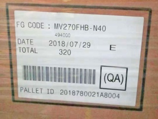 京东方液晶玻璃MV270FHB-N40