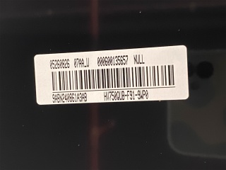 京东方液晶玻璃HV750QUB-F91