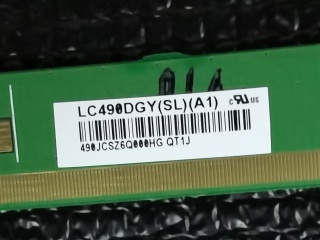 LG Display液晶玻璃LC490DGJ-SLA1
