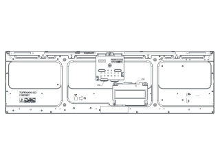 友达 37" 长条形屏 VA 液晶模组 1920×540 1500nits WLED LVDS 51pins