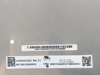 群创液晶模组N140HCG-GQ2