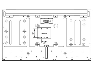 睿智航 43" IPS 液晶模组 3840×2160 500nits WLED V-by-One 51pins
