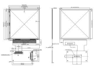 睿智航 7.1" IPS 液晶玻璃 FOG 600×600 LVDS