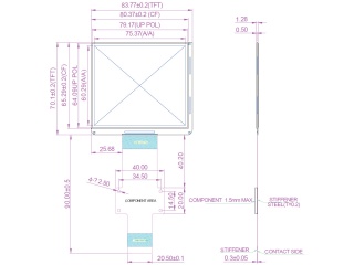 睿智航液晶玻璃TPA038-001