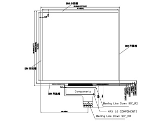 睿智航 4.6" VA 液晶玻璃 FOG 1743×1574