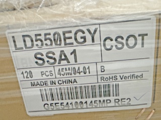 华星 55" IPS 液晶玻璃 FOB 3840×2160 V-by-One