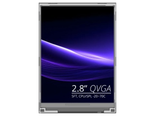 天马 2.8" IPS 液晶模组 240×320 280nits WLED CPU/SPI 40pins