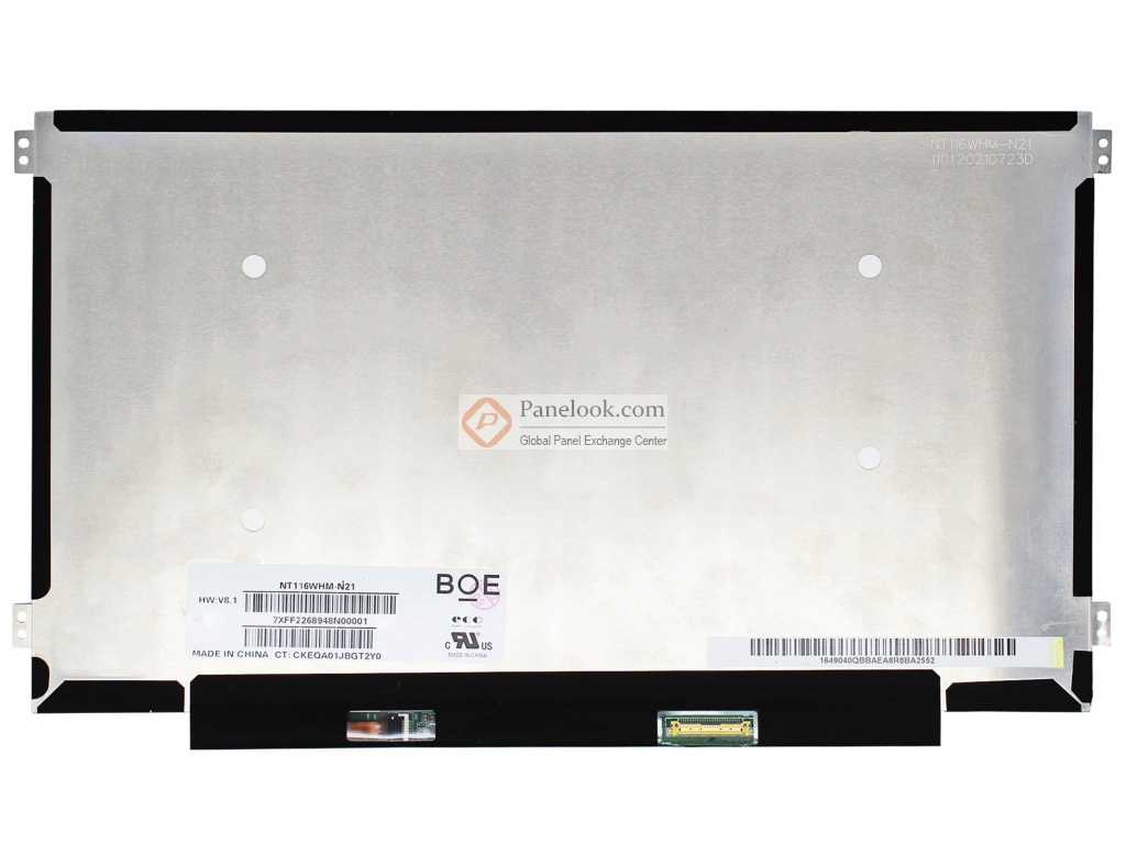 Écran De Remplacement NT116WHM-N21 V4.1 - 11,6 Pouces HD LED - Dalle Neuve Pour Ordinateur Portable - Connecteur 30 Broches