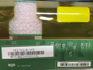 京东方液晶玻璃ME270QUB-NF5
