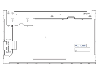 友达 24" VA 液晶模组 1920×1080 260nits WLED LVDS 30pins 带电容触摸