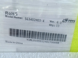 华星光电液晶玻璃SG3402H03-4 Ver.6.1