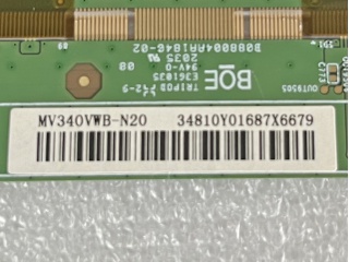 京东方液晶玻璃MV340VWB-N20